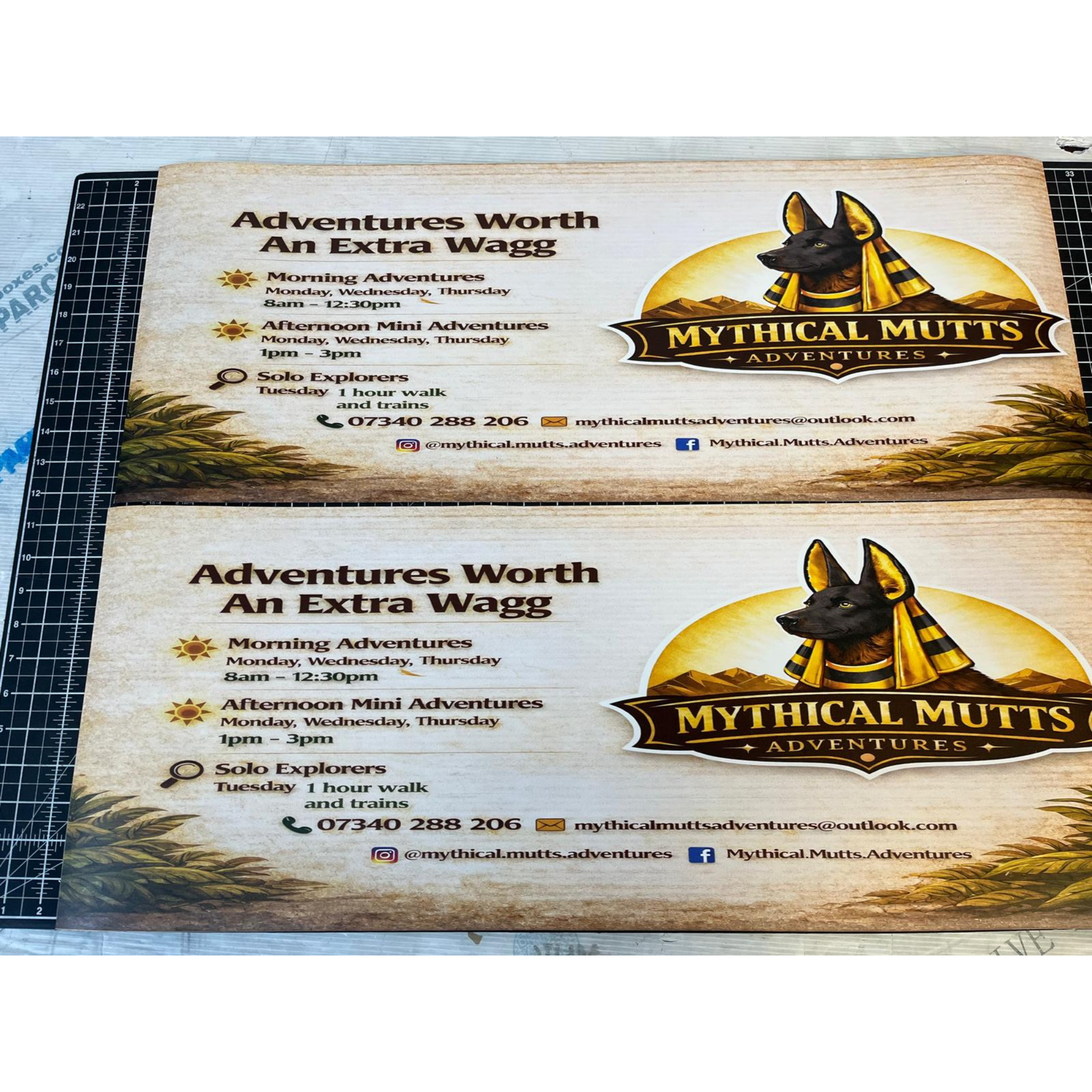 Personalised magnetic signs