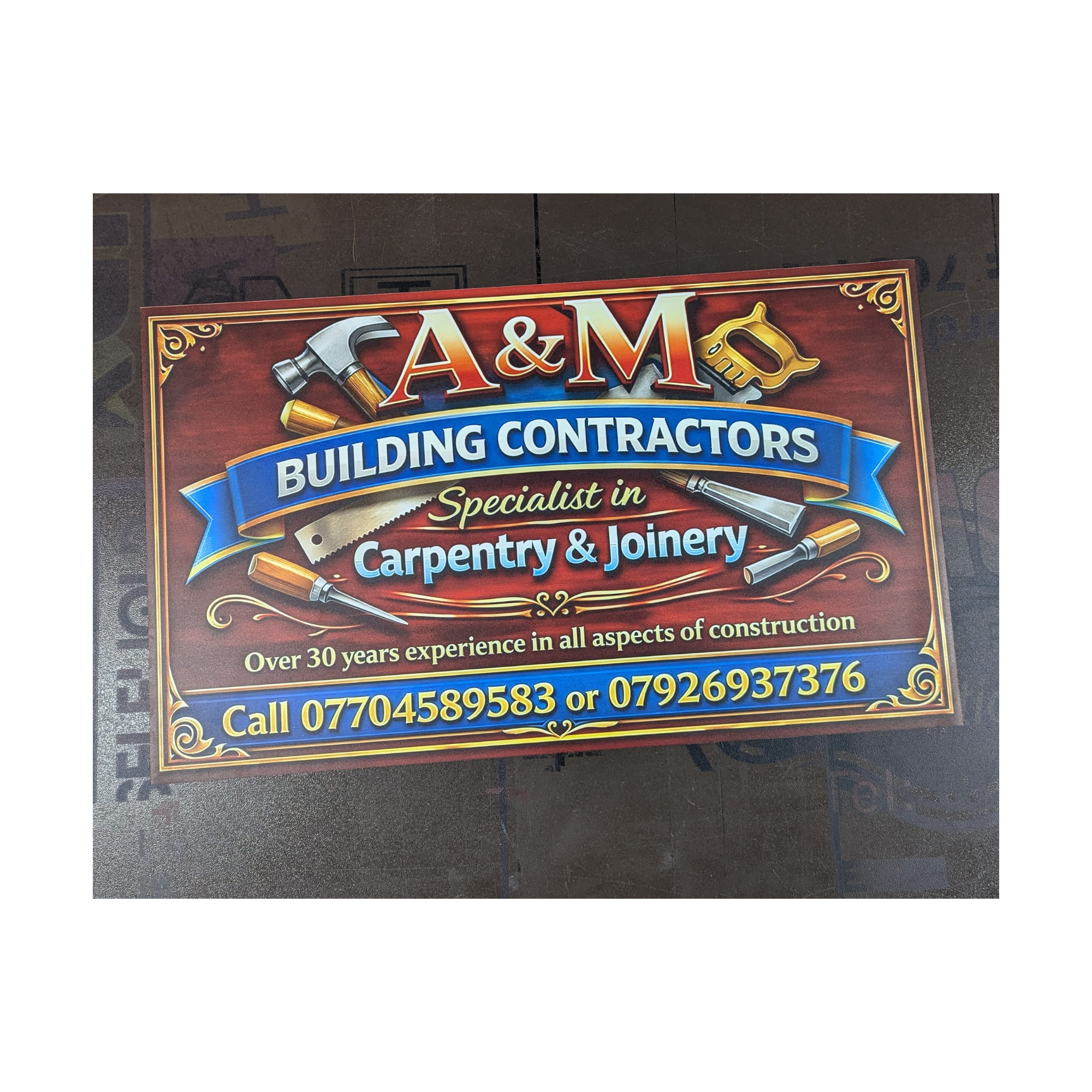 Personalised magnetic signs