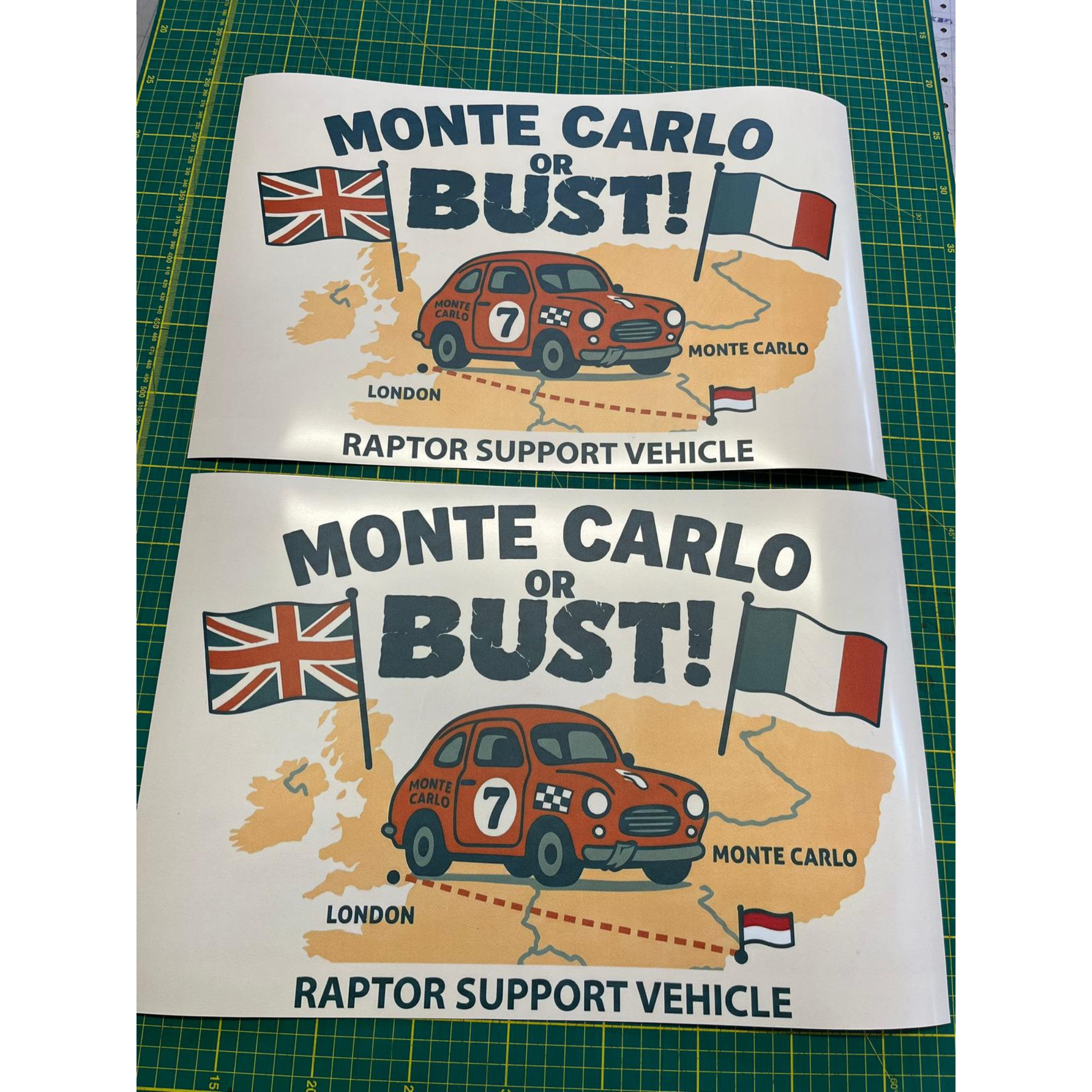 Car magnet sign