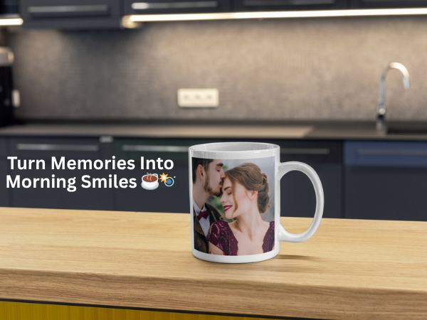 personalised photo coffee mug
