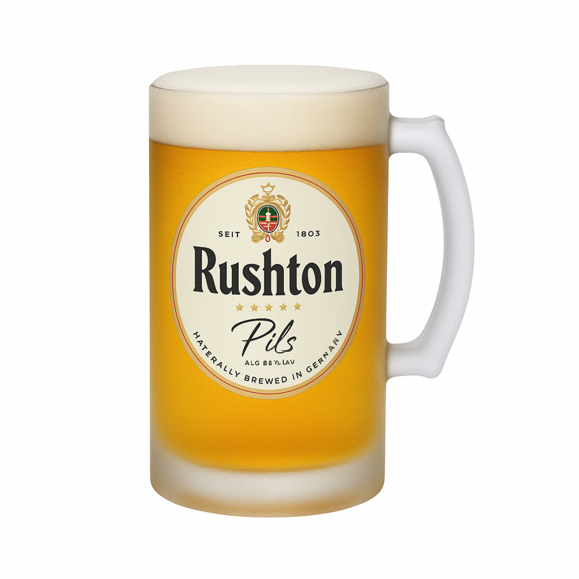 personalised beer glass stein