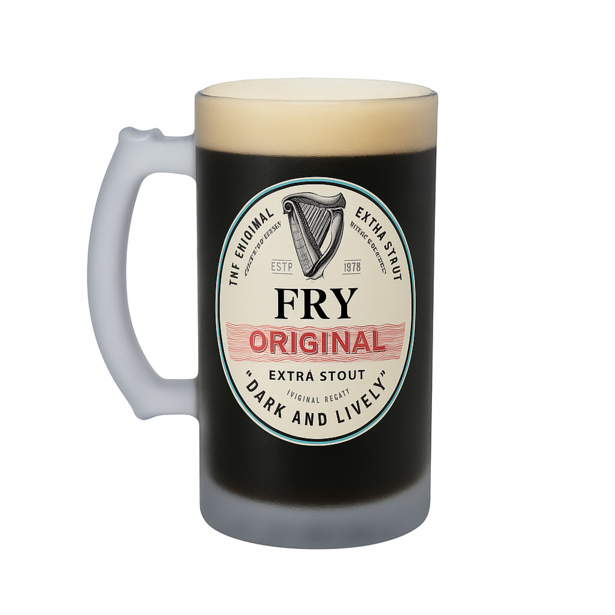 personalised beer glass stein