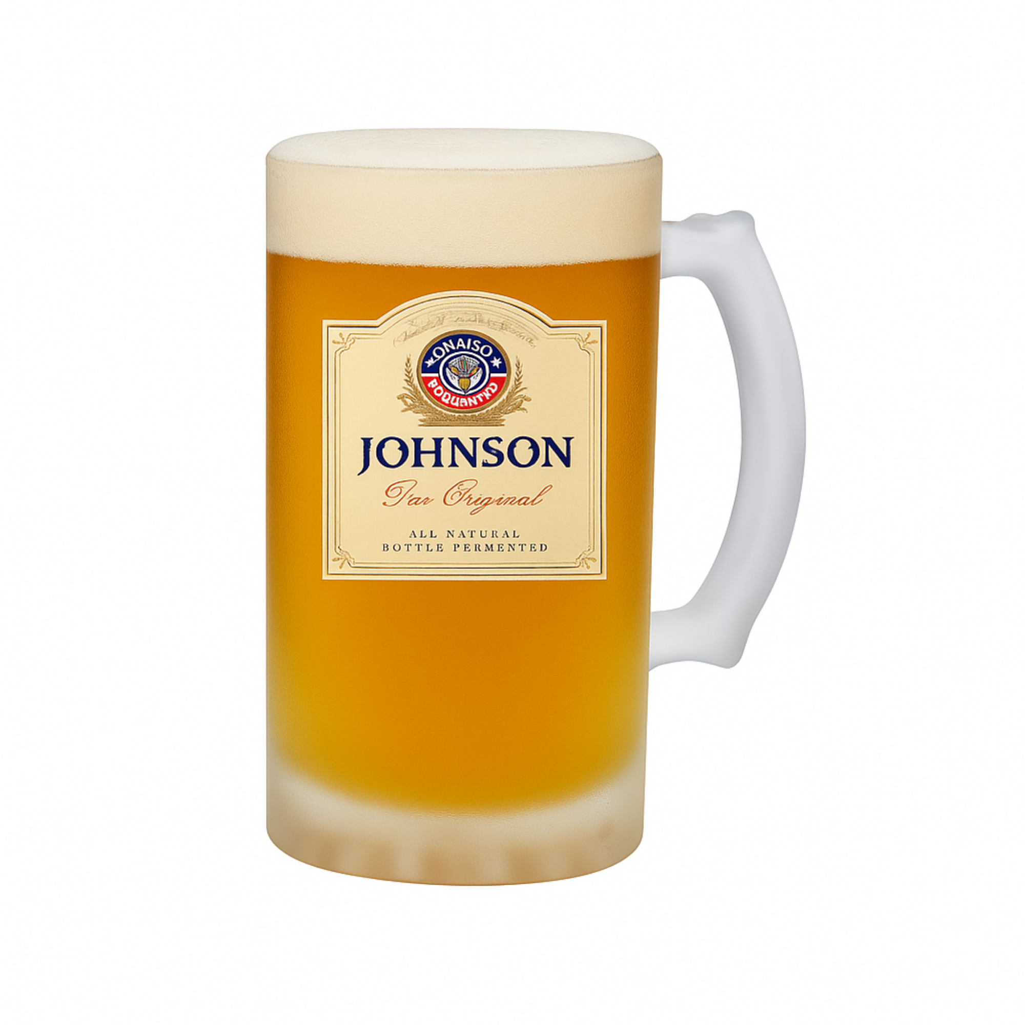 personalised beer glass stein