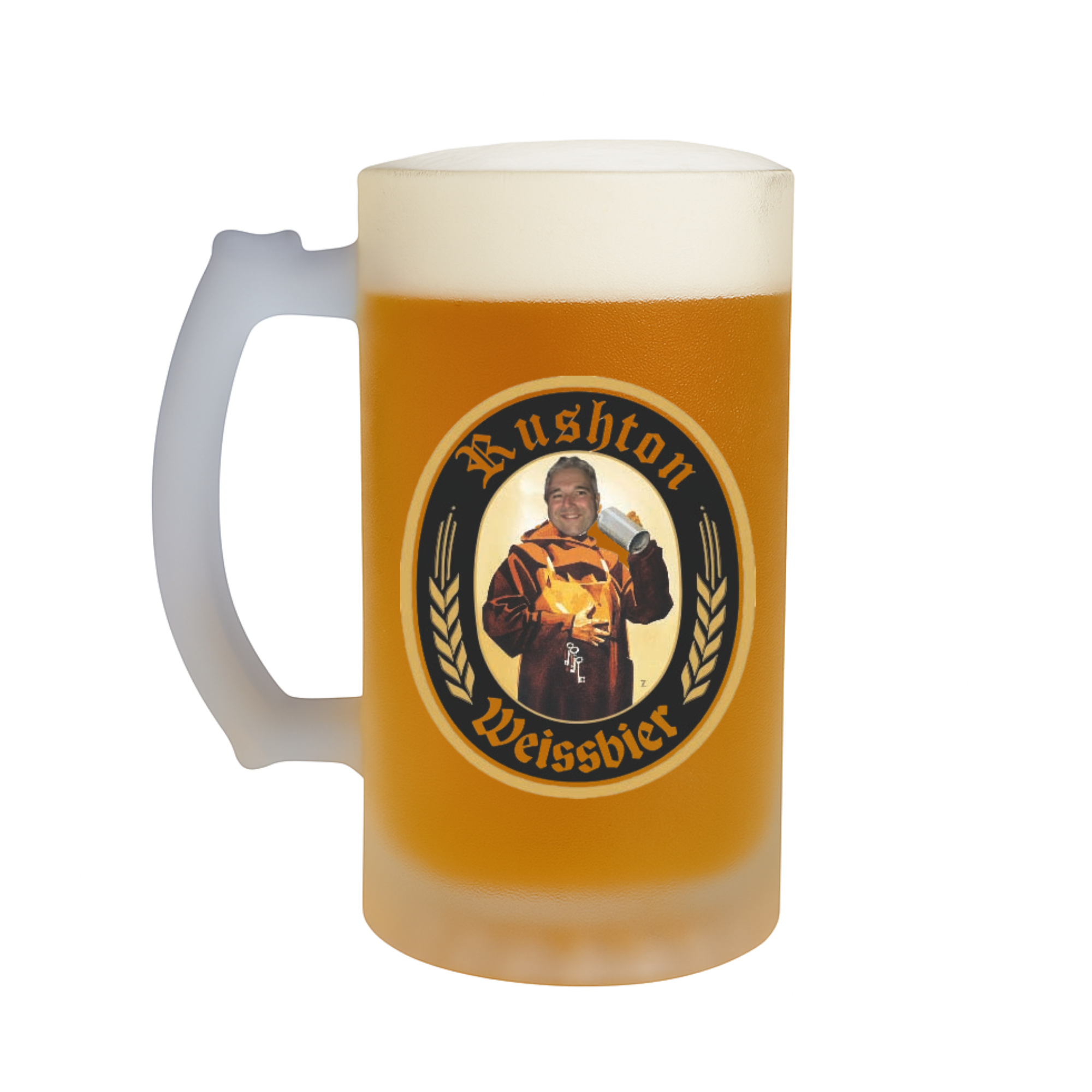 personalised beer glass stein