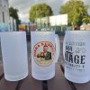 Custom printed beer glass
