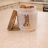 Small dog treat jar