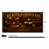 personalised beer bar mats 44x25cm