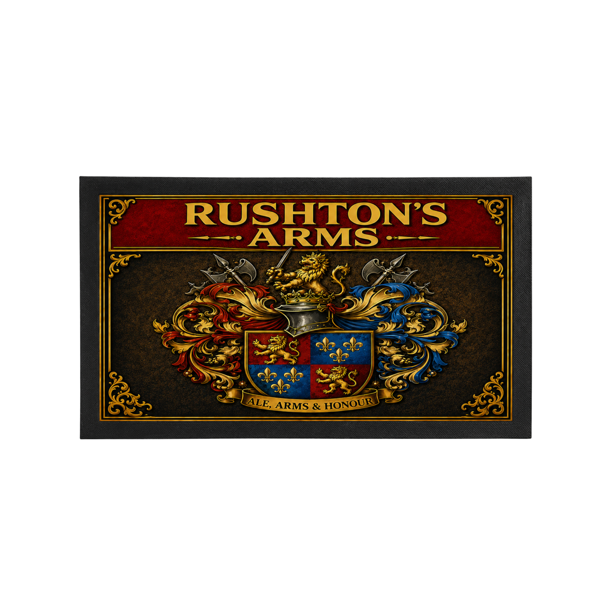 personalised bar mats