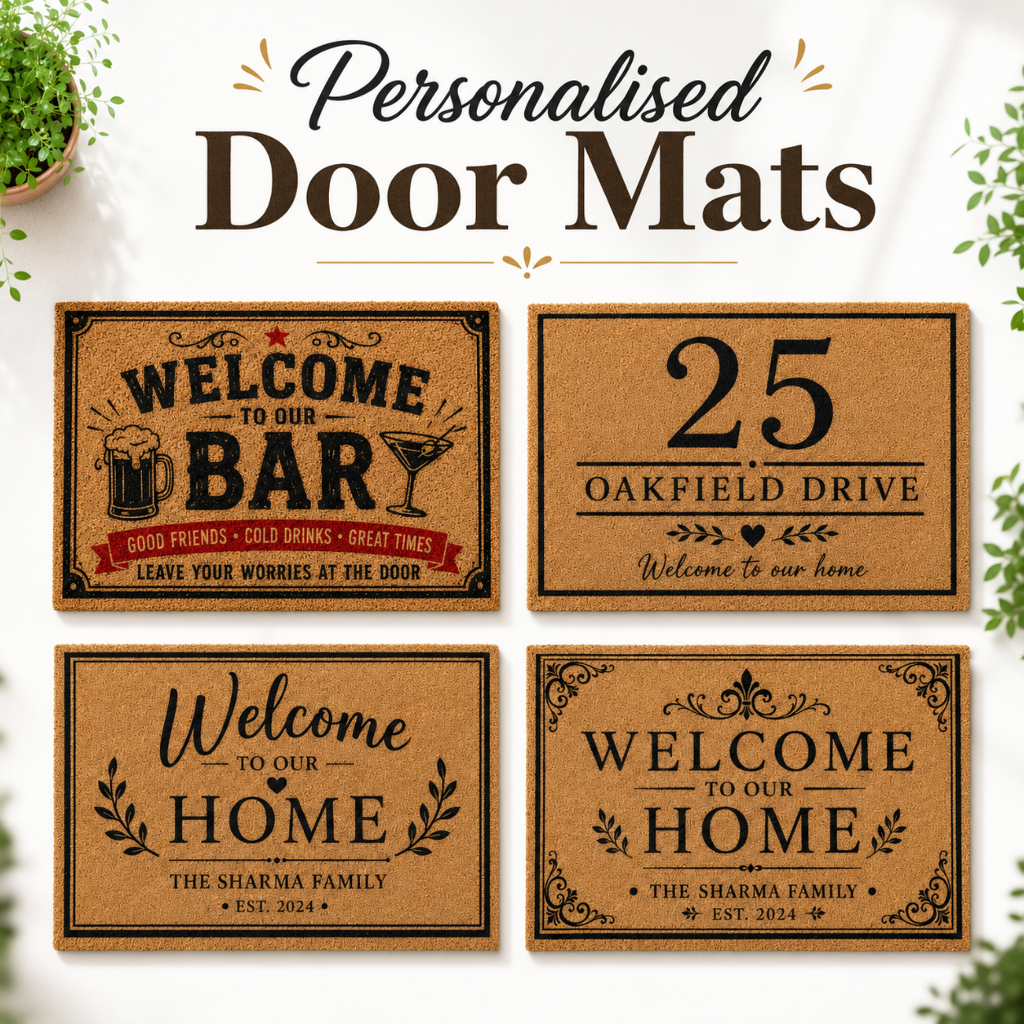 personalised doormats