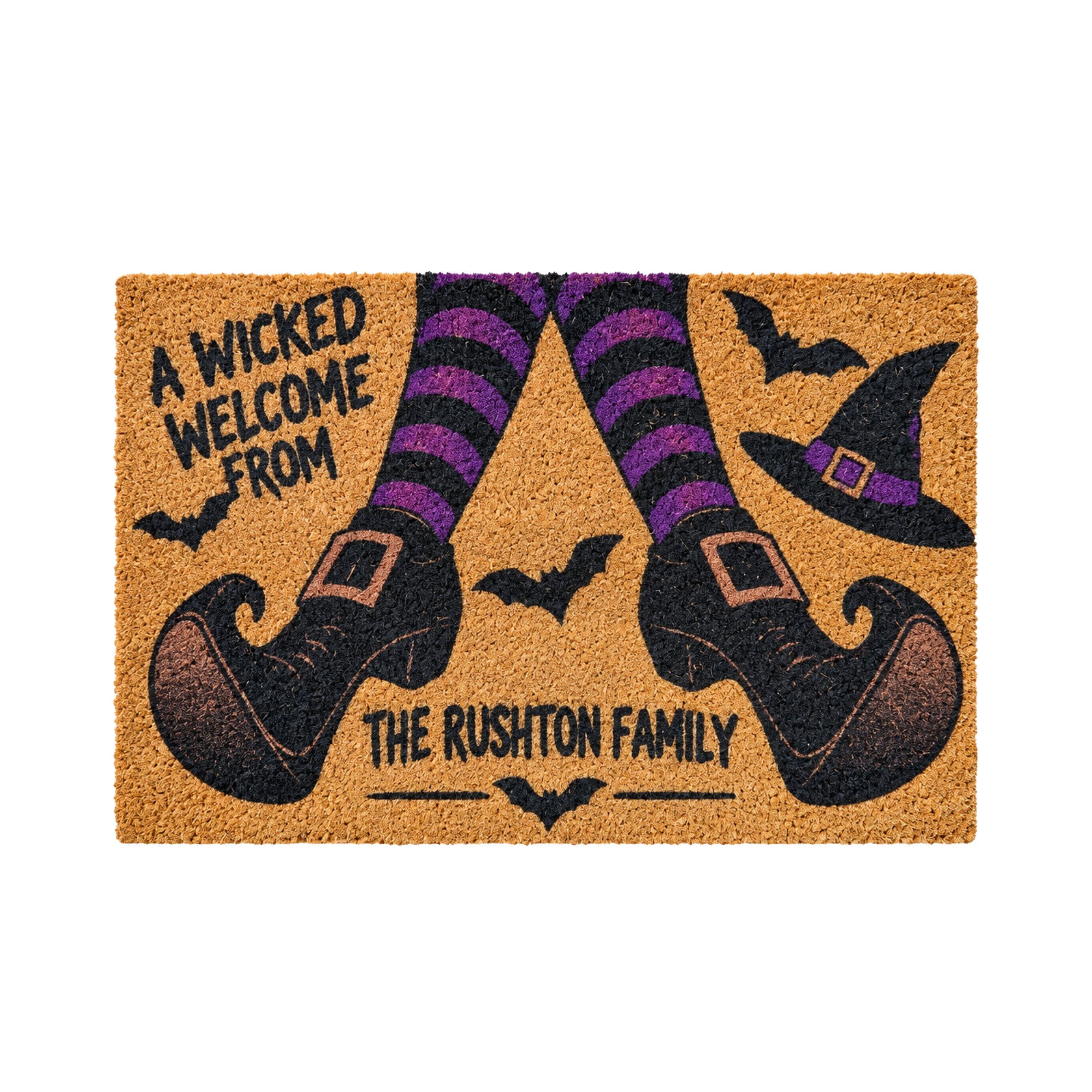 Personalised Halloween Door Mat