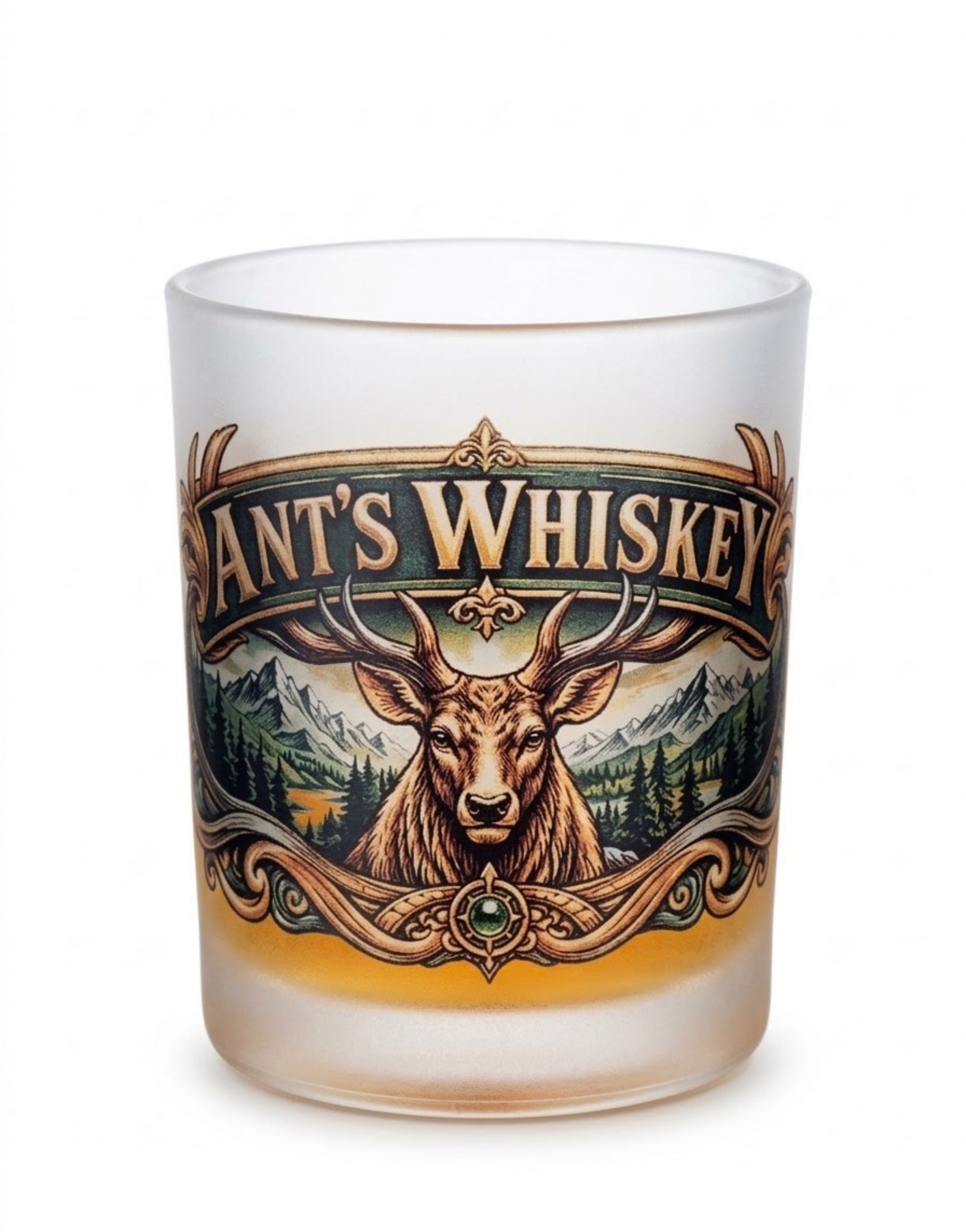 personalised whiskey shot glass