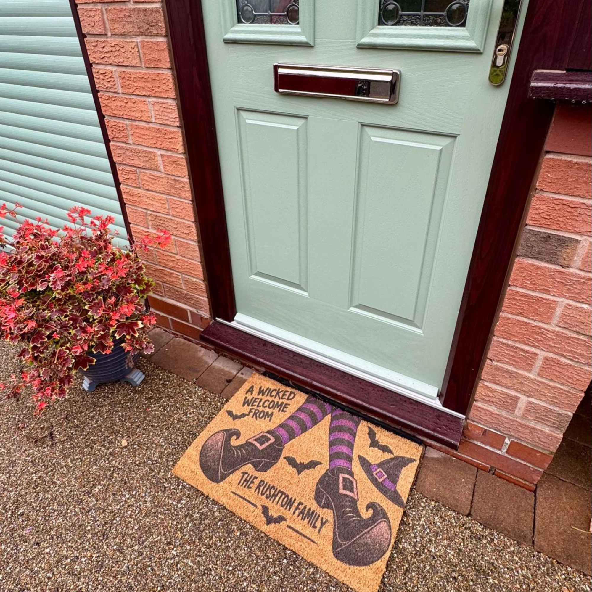 Custom Halloween Door Mat