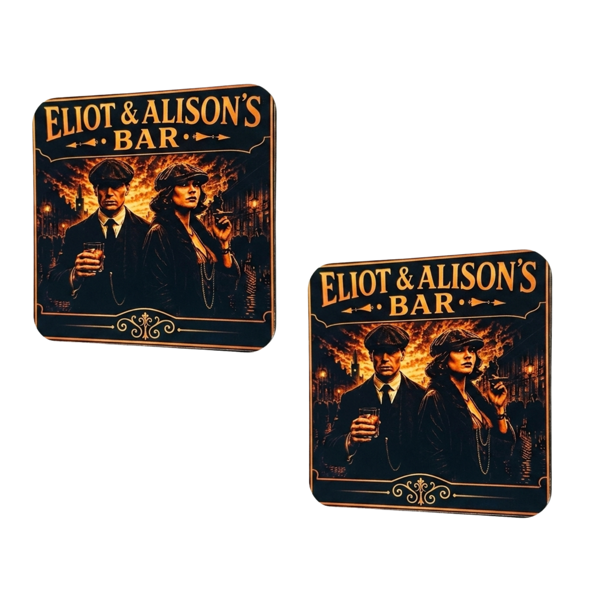 personalised coasters