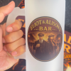 frosted beer stein glass
