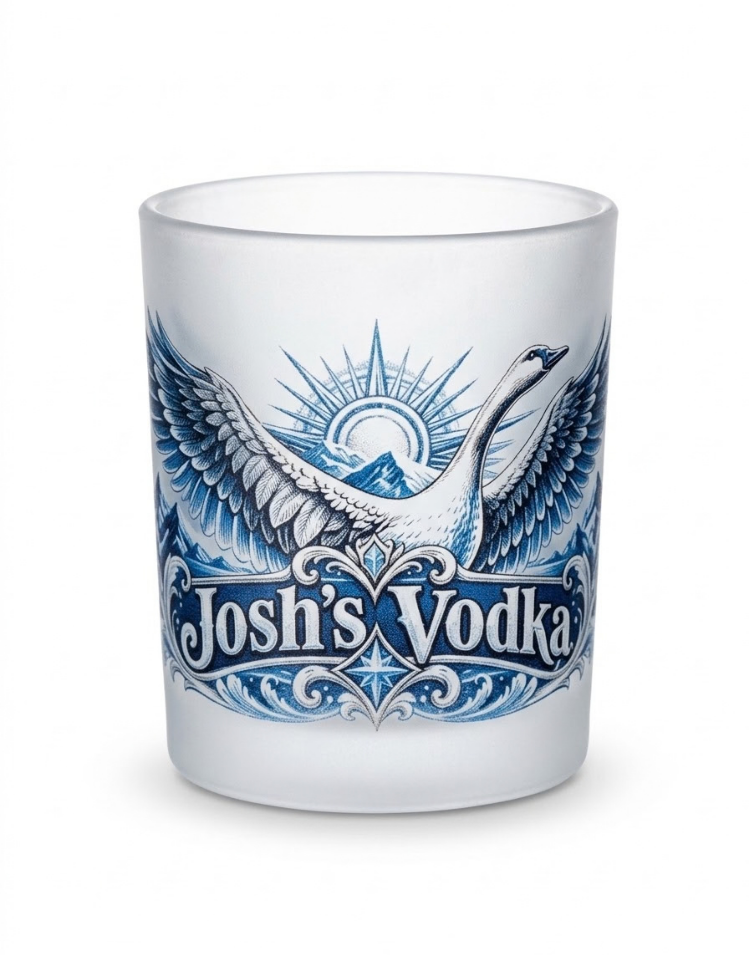 personalised vodka shot glass